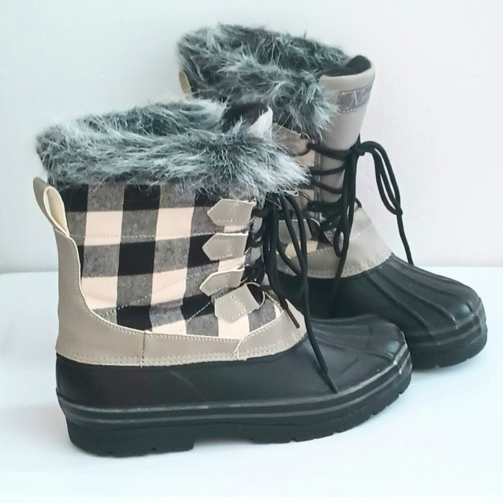 Natural Reflections Lumber Jill Pac Boots 11 Thinsulate Insulated Winter Boots